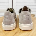 Toms  Lenox Braided Suede Lace Up Sneaker Shoes Desert Taupe Tan 8.5 Photo 6