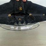 Sabina New York Black Leather Snakeskin Embossed Evening Bag Clutch Purse Photo 4