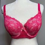 Victoria's Secret Body by Victoria Victoria’s Secret Lined Demi Bra Size 36 DD Pink Underwire Lace Photo 0