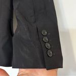 Dolce & Gabbana  Button Notch Collar Wool Blazer Womens 38 Black Italy Career Photo 4