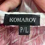 Komarov Floral Charmeuse Lace Sleeveless Maxi Dress Pastel Dream Pink Size undefined Photo 6