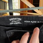 Levi's Levi Strauss Signature Women's High Rise Slim Black Jeans Size 2 Photo 6