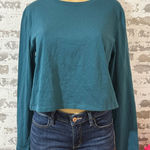 Wild Fable Teal Long Sleeve Top Photo 0