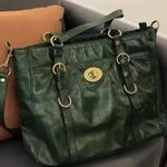 Coach Vintage Chelsea Patent Leather Satchel emerald green Christmas gift Photo 0