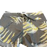 Patagonia  Garden Island Palm Leaf Print Tie Waist Shorts in Marrow Gray Sz L NEW Photo 7