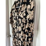 Denim & Flower Women's NWT Button Up Floral Black White Blouse Top Shirt XL Print Collared 0060 Photo 1