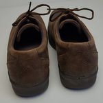 WORX WOMENS OXFORD STEEL TOE SLIP RESISTANT BROWN LEATHER SHOES 9 WIDE Photo 3