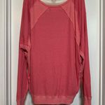 We The Free  Free Waffle People Oversized Womens Long Sleeve V-neck Thermal Top M Photo 5