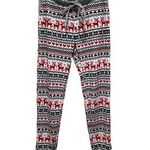 Heimish USA Reindeer Christmas Sweater Jogger Pants Size Small Photo 0