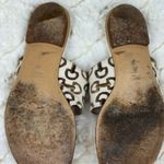 Gucci Horsebit Cream and Brown Sandals with Ornate Design Size 7 Photo 6