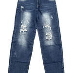 Good Wear Club Straight Leg Ripped Jeans in Blue, Size 3XL(22 Photo 0