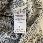 Forever 21  Black White Floral Ruffle Mini Dress • Long Sleeve • Smocked Waist • Photo 3