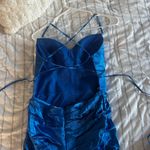 Blue mermaid prom dress Size 6 Photo 1