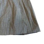 A New Day  Sleeveless Mini Dress Vest Grey White Pinstripe Size Medium Women's Photo 3