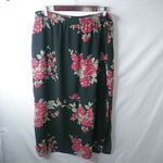 Style & Co  18W Lined Roses Midi Skirt Plus Photo 3