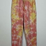 Carbon 38 Tie Dye Jogger in Peach Yellow Photo 0