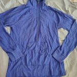 Caribbean Joe  Women's Shirt size Small Blue Long Sleeve Cotton Half-Zip Collared Photo 1