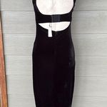Rumored “Runaway” Black Velvet Midi Dress Photo 3