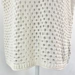 New Madewell Open Stitch Crop Sweater Vest Style NL192 Bright Ivory Size XXL White Photo 2