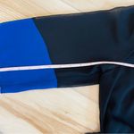 Alyx Limited Blue & Black SheerDress Belt Waist Button Back Size 6 Photo 10