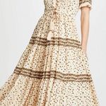 Free People  Rare Feeling Pleated Maxi Dress In Neutral Size Medium Photo 0