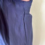 Ramy Brook  Gwyn Square-Neck Sleeveless Cropped Top Navy XXS Photo 3