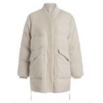 Varley Wynn Sherpa Puffer Coat in Sandshell Photo 1