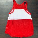 Zoe & Liv  Patriotic Team USA Red White & Blue Weathered Racerback Tank Top | XL Photo 5
