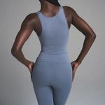 SKIMS NWOT Seamless Sculpt Tank Top Sz Medium Color Steel Blue Photo 2