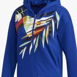 Adidas Originals x Farm Rio Full Zip Tropical Toucan Jacket Blue Size Medium Photo 15