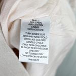 Cynthia Rowley Women's Sleeveless Linen Cotton Shift Dress Beige Studded Size 2 Photo 7