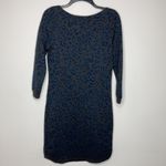 Loft  wool blend sweater dress animal Print size small Photo 6