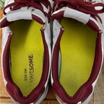 FIGS x New Balance 996 Gray and Burgundy Sneakers Size 8 Photo 3