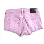 True Religion New Womens  NWT $158 Denim Jean Shorts 25 Purple Lavender USA Joey Photo 1