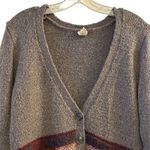 Gimmicks by BKE Gimmick by bke Women's L Cardigan Sweater Geometric Fringe Hem Photo 1