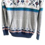 American Eagle Outfitters Southwest Print Grey Hoodie Sweater Crew Neck Men's L Photo 2