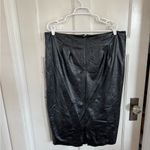 Eloquii NWT  black faux leather skirt size 18 Photo 5