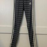 Adidas Original Black & White Heart Print Pavao Leggings Photo 2