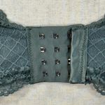 Aerie X-Large Lace Bralette Bra Floral Lightly Lined Adjustable Stretch Green Photo 6