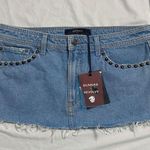 Revolve Love Mini Skirt in Denim DUNDAS x  Size 27 NWT Photo 1