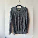 Prince & Fox Cable Sweater Black and White Sz M Size M Photo 1
