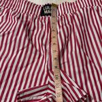 Lulu Mac Red and White Striped Women's Shorts Size XL Photo 7