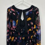Anthropologie Maeve Floral Chiffon Blouse Open Back Tunic Cottagecore US 4 NWT Photo 11