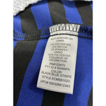 Ellen Tracy COMPANY black blue striped navy blazer- size XL Photo 3