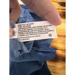 Knox Rose Boho Blue Ombre Midi Shift Dress Gauzy Asymmetric Hem Size Small Photo 7