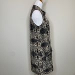 Banana Republic  Snakeskin Shift Dress Sz 2 Cargo Pockets Photo 4
