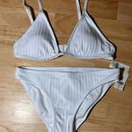 Aerie XS  Women’s 2 Piece Bikini Swimsuit In White BNWTS Photo 0