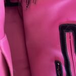 Hello Kitty Sanrio Black Patent Embossed Dome Tote Handbag Pink Inter Loungefly  Photo 9