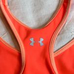 Under Armour Orange Compression Sports Bra Size Large Racerback Activewear Photo 7