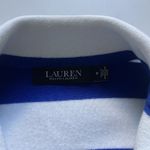 Ralph Lauren  Sweater Blazer Blue White Cotton Sz M preppy old money Nautical Photo 2